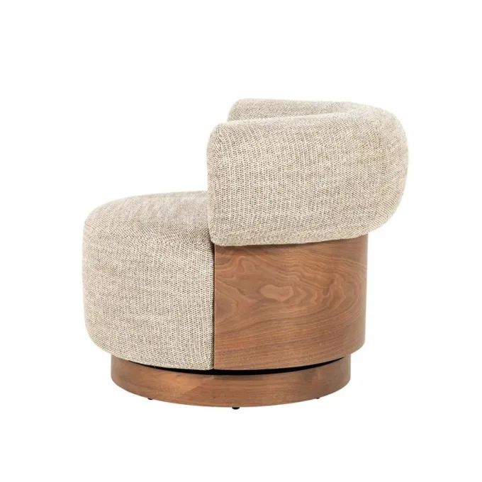 Eleonora Fauteuil Nila bruin - taupe Vanu