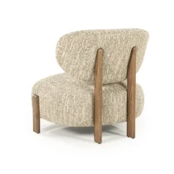 Eleonora Fauteuil Reza bruin - beige Bay