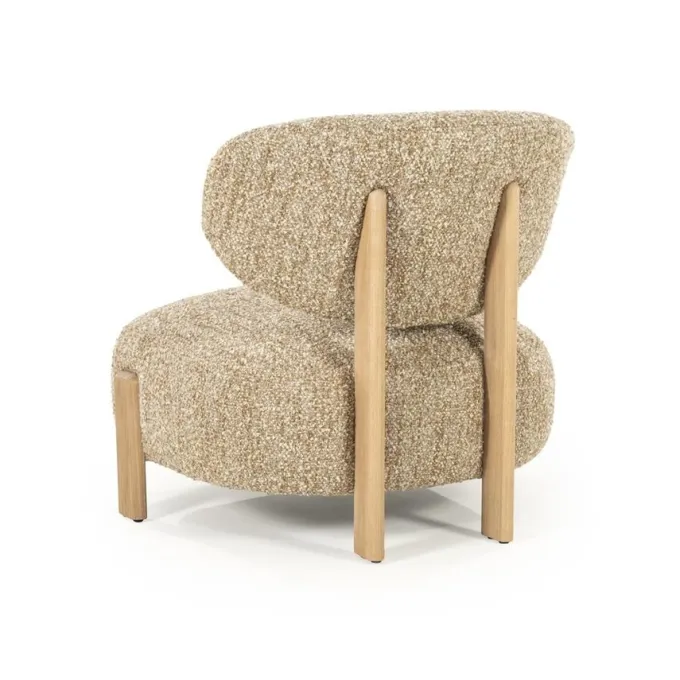 Eleonora Fauteuil Reza naturel - taupe Bay