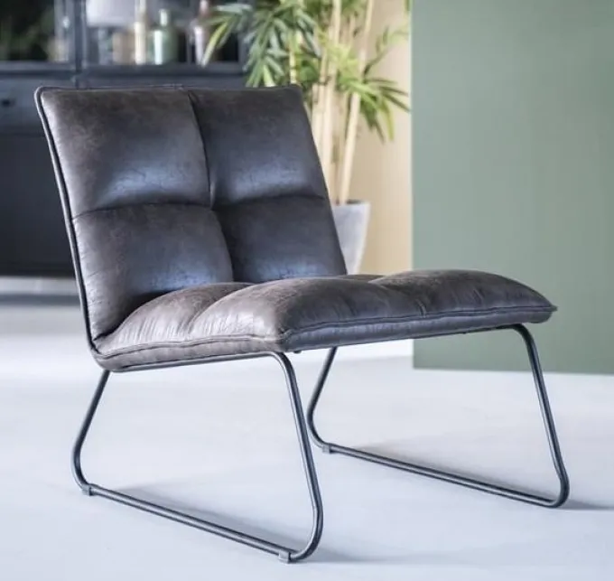 Eleonora Fauteuil Ruby - antraciet