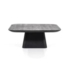 Eleonora Salontafel Aron vierkant 80x80 - zwart