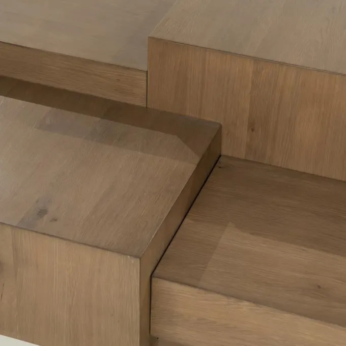Eleonora Salontafel Quinten rechthoekig - bruin