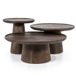 Eleonora Salontafel Ron 66x39 - bruin