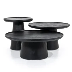 Eleonora Salontafel Ron 66x39 - zwart