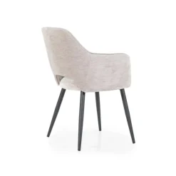 Eleonora Stoel Esmee met armleuning - beige Mellow