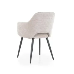 Eleonora Stoel Esmee met armleuning - beige Mellow