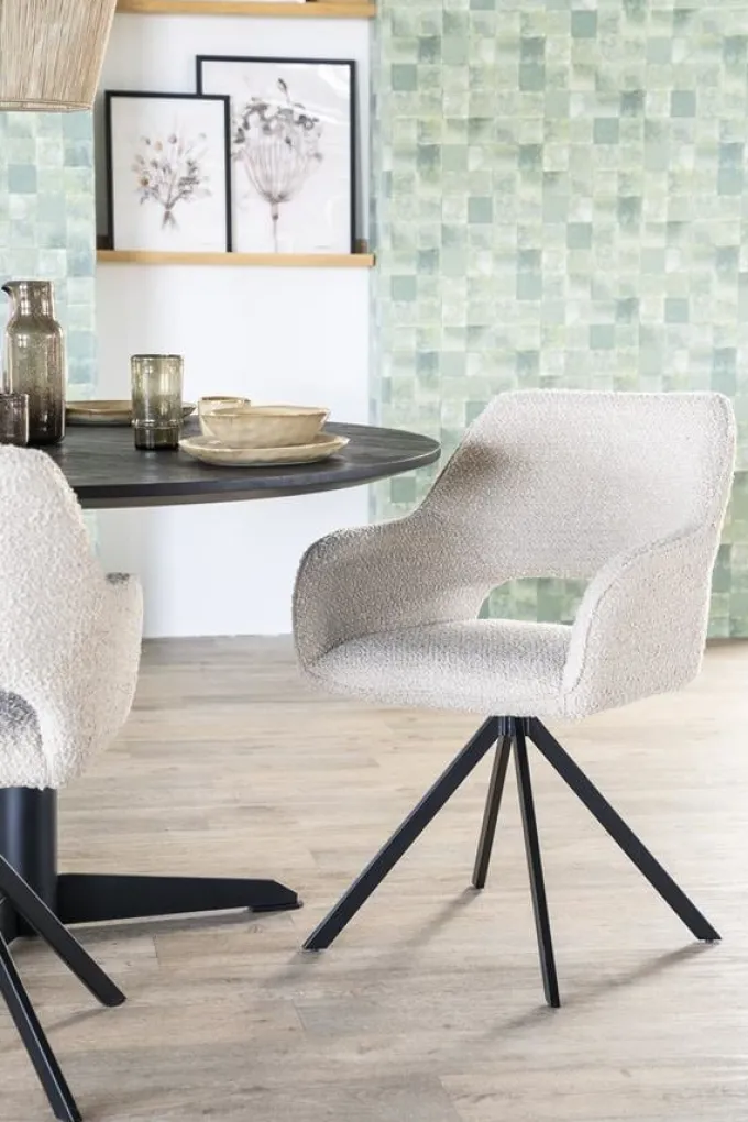 Eleonora Stoel Fabio - beige Spark