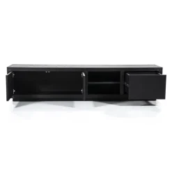 Eleonora TV meubel Helsinki 200 cm 2-drs. 1 lade - zwart