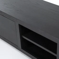 Eleonora TV meubel Helsinki 200 cm 2-drs. 1 lade - zwart