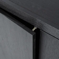 Eleonora TV meubel Helsinki 200 cm 2-drs. 1 lade - zwart