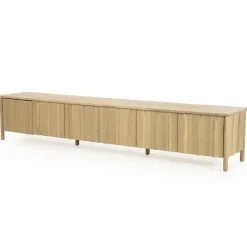 Eleonora TV meubel Jake 6 drs. - naturel