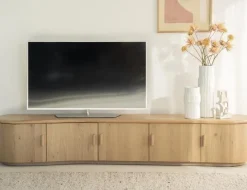 Eleonora TV meubel Josh 240 cm - naturel