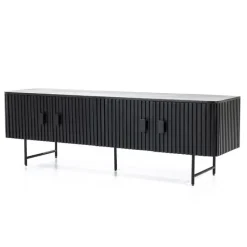 Eleonora TV meubel Remi 4-drs. - zwart