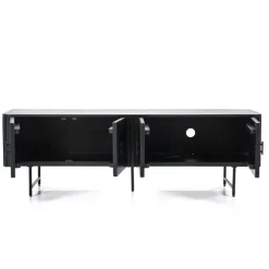 Eleonora TV meubel Remi 4-drs. - zwart