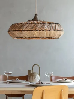 Good&Mojo Hanglamp abacca RINJANI naturel L