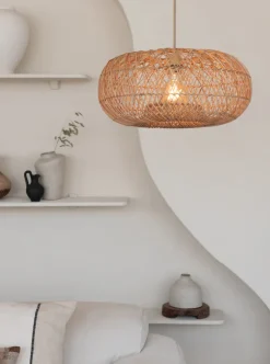 Good&Mojo Hanglamp Arizona bamboe/kap ø50 naturel S