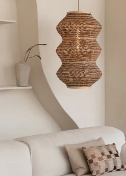 Good&Mojo Hanglamp Barbados bamboe ø40xh.67cm naturel /bruin XL