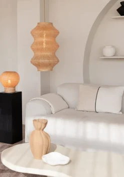 Good&Mojo Hanglamp Barbados bamboe ø40xh.67cm naturel XL