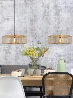 Good&Mojo Hanglamp Bromo bamboe Ø 60 naturel L