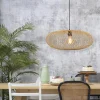 Good&Mojo Hanglamp Cango bamboe ellips dia.60x25cm naturel
