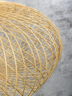 Good&Mojo Hanglamp Cango bamboe ellips dia.60x25cm naturel
