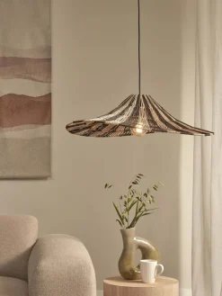 Good&Mojo Hanglamp Cuzco dia.65cm zwart/naturel