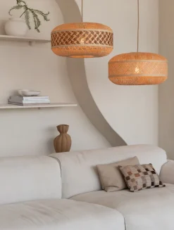 Good&Mojo Hanglamp Langkawi bamboe ø50xh.25cm naturel