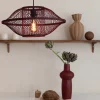 Good&Mojo Hanglamp Maui bamboe burgundy S