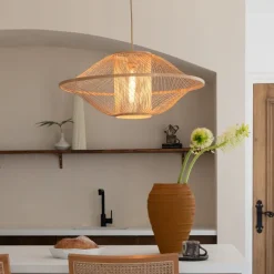 Good&Mojo Hanglamp Maui bamboe ø70xh.30cm naturel L