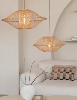 Good&Mojo Hanglamp Maui bamboe ø70xh.30cm naturel L