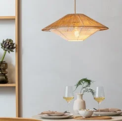 Good&Mojo Hanglamp papiertouw LUMBINI lichtgrijs L