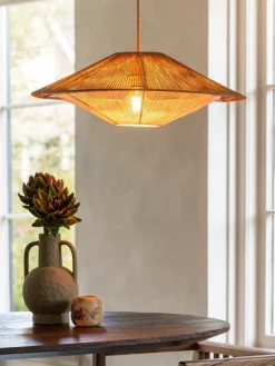 Good&Mojo Hanglamp papiertouw LUMBINI lichtgrijs L