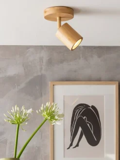 Good&Mojo Plafondlamp bamboe JAVA bruin
