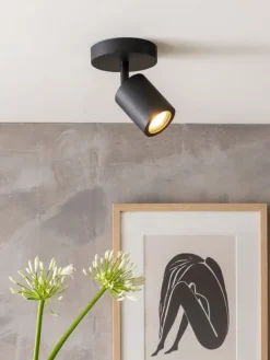 Good&Mojo Plafondlamp bamboe JAVA zwart