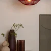 Good&Mojo Plafondlamp Maui bamboe burgundy S