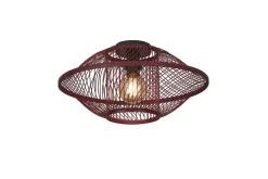 Good&Mojo Plafondlamp Maui bamboe burgundy S