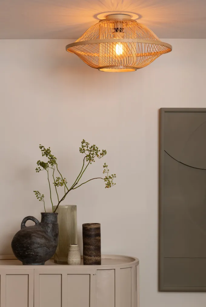 Good&Mojo Plafondlamp Maui bamboe naturel S
