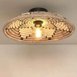 Good&Mojo Plafonniere Andros dia. 45cm naturel/wit