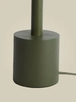 Good&Mojo Tafellamp essenhout OKINAWA groen