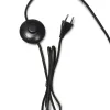Good&Mojo Vloerlamp Andes bamboe zwart eco linnen licht
