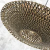 Good&Mojo Vloerlamp Bali bamboe naturel naturel/zwart M kap Ø60