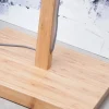 Good&Mojo Vloerlamp Bali bamboe naturel naturel/zwart M kap Ø44