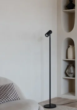 Good&Mojo Vloerlamp bamboe Java zwart