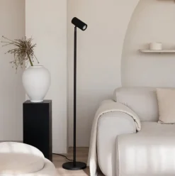 Good&Mojo Vloerlamp bamboe Java zwart