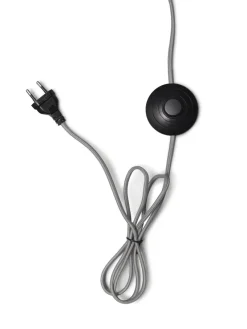 Good&Mojo Vloerlamp bamboe 4-poot Everest linnen wit