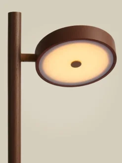 Good&Mojo Vloerlamp essenhout OKINAWA bruin