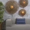 Good&Mojo Wandlamp Bali bamboe 87 x 20 cm zwart/naturel L