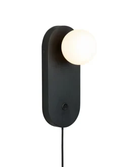 Good&Mojo Wandlamp bamboe JAVA zwart