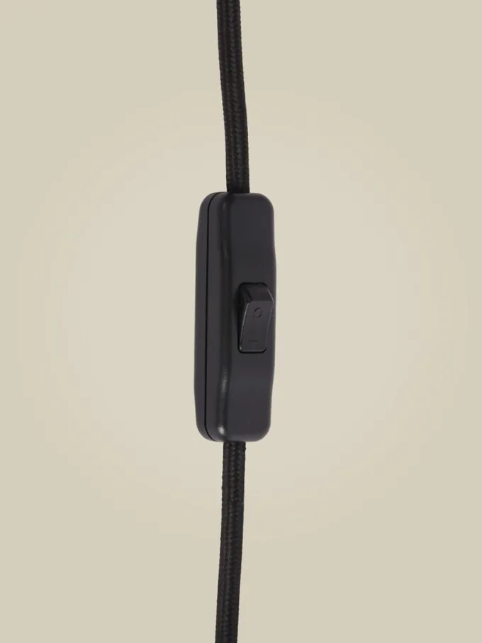 Good&Mojo Wandlamp bamboe JAVA zwart