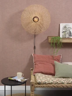 Good&Mojo Wandlamp Cango bamboe ellips dia.60x25cm naturel
